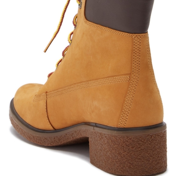 Timberland Butter Brinda Leather Lace Up Boot - Picture 3 of 6